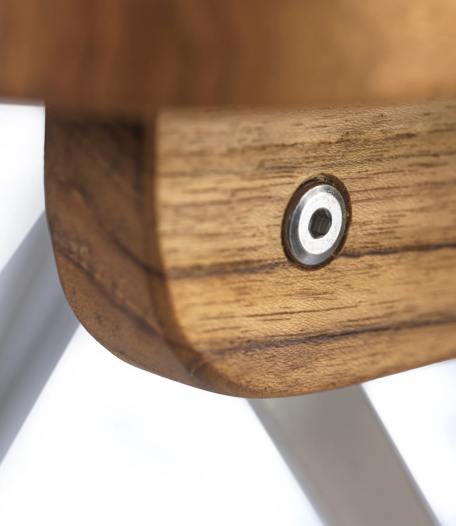 M23 Lilleø Balkonstuhl, Teak-rostfreier Stahl FDB Møbler