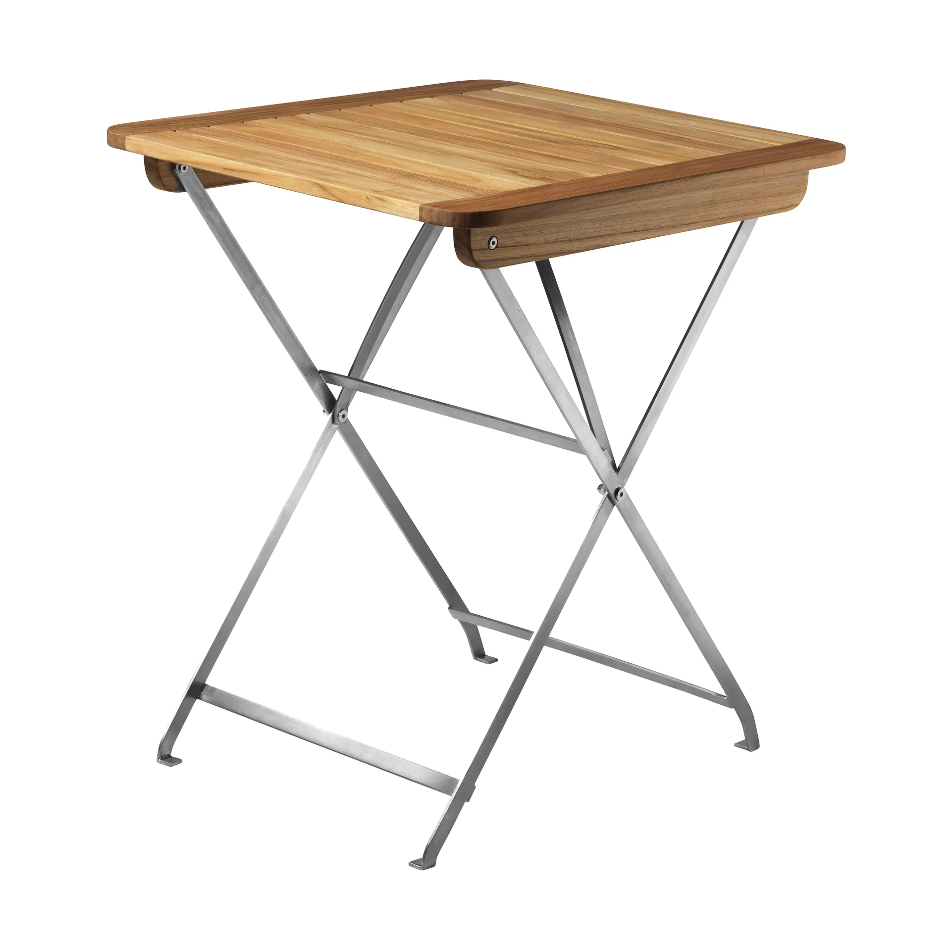 M26 Lilleø Balkontisch, Teak-rostfreier Stahl FDB Møbler