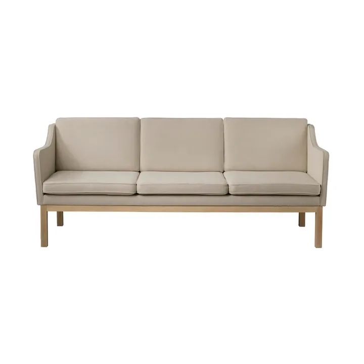 MK46 Mogens Koch 3-sitziges Sofa - Lacquered oak-beige 90 - FDB Møbler