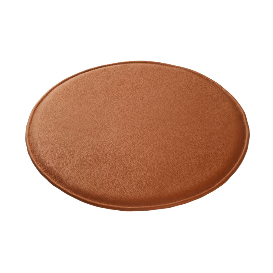 FDB Mobler R5 Noje J18 Sitzkissen Cognac leather | Skandinavisches Design | Sitzkissen & Stuhlkissen | Braun