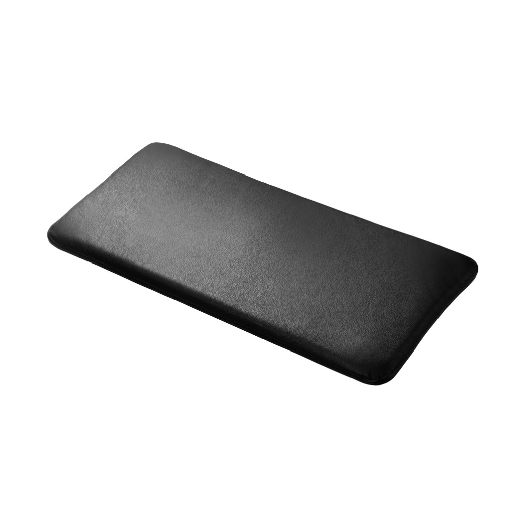 FDB Mobler R6 Radius Sitzkissen 33x65 cm Black leather