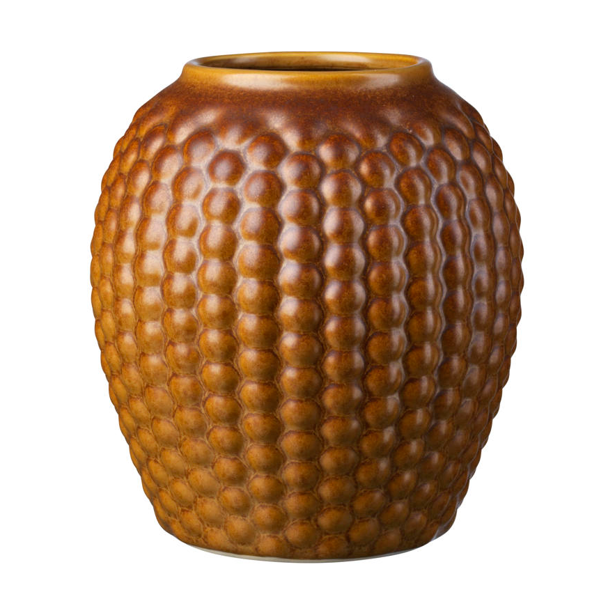 FDB Møbler S7 Lupine Vase 19 cm Golden brown