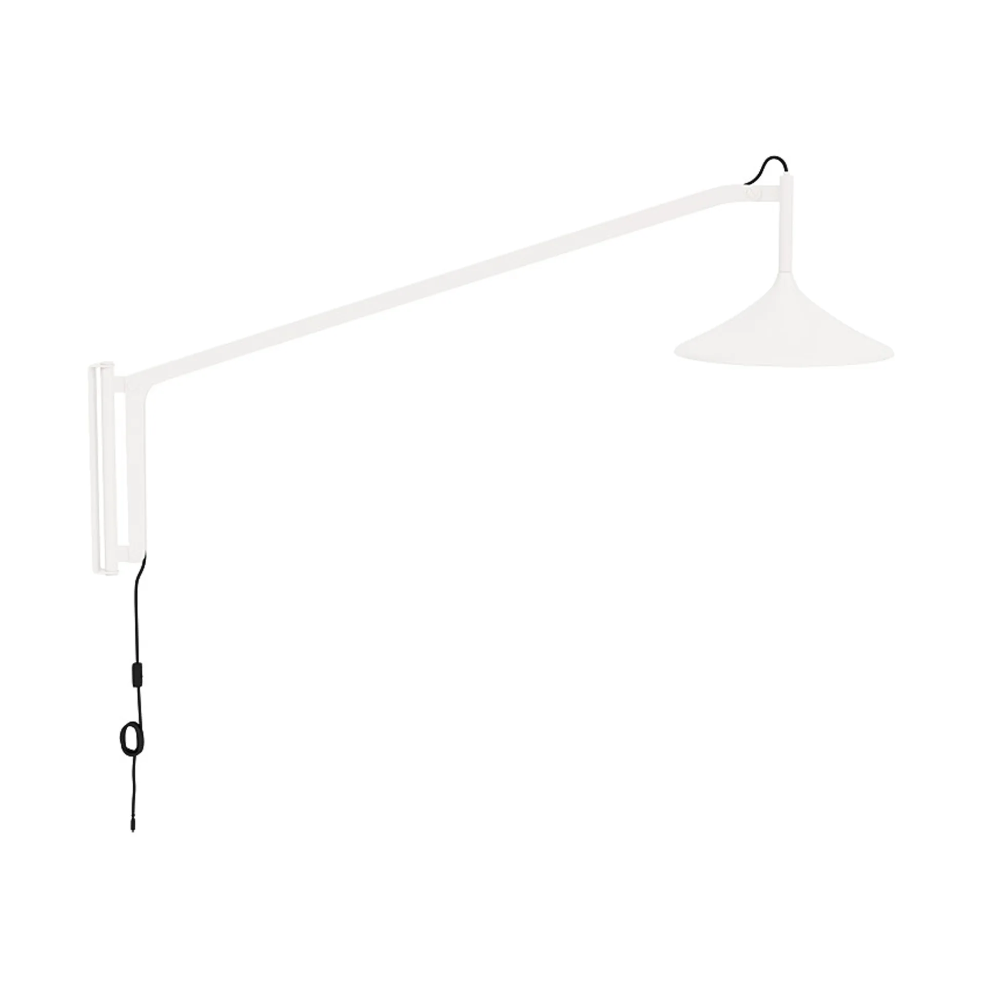 U17 Hasle Wandleuchte, Oyster white, 134 cm FDB Møbler