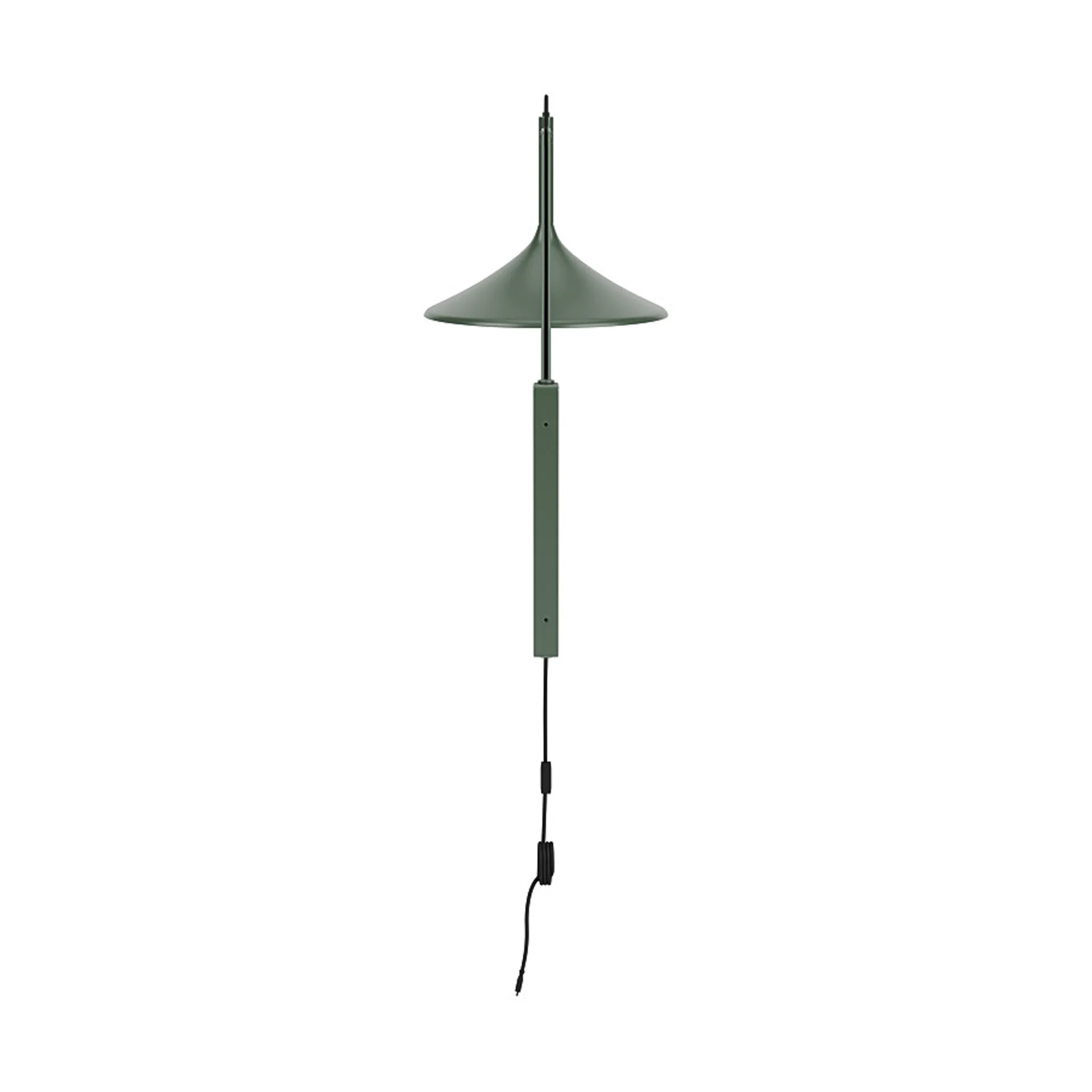 U18 Hasle Wandleuchte, Olive green, 67,5 cm FDB Møbler