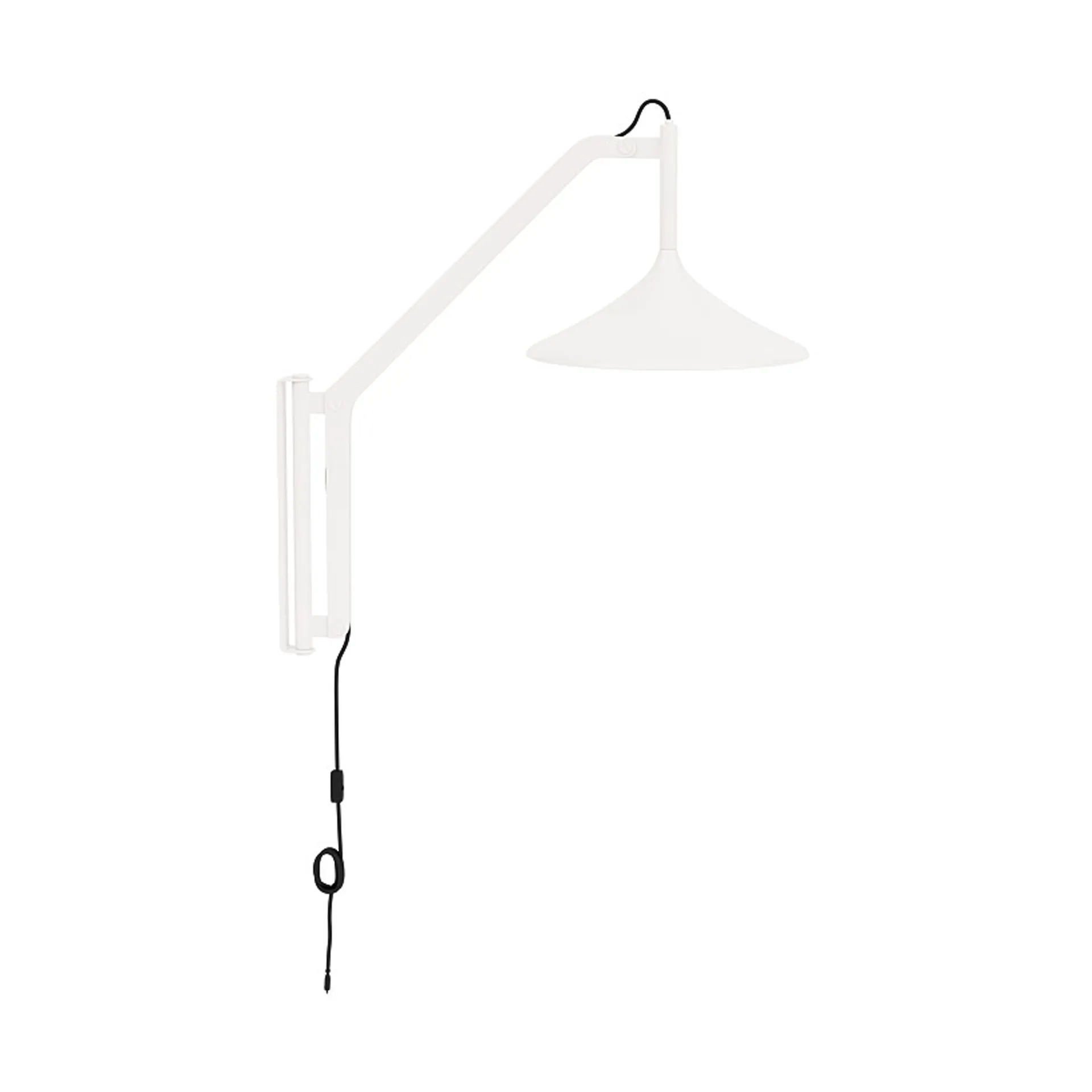 U18 Hasle Wandleuchte, Oyster white, 67,5 cm FDB Møbler