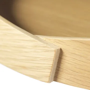 V43 Top Tablett Ø38 cm - Lacquered oak - FDB Møbler