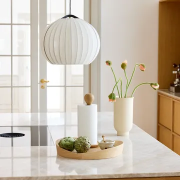 V43 Top Tablett Ø38 cm - Lacquered oak - FDB Møbler