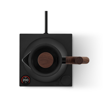 Corvo EKG Pro elektrischer Wasserkocher 0,9 L - Matte black-walnut - Fellow