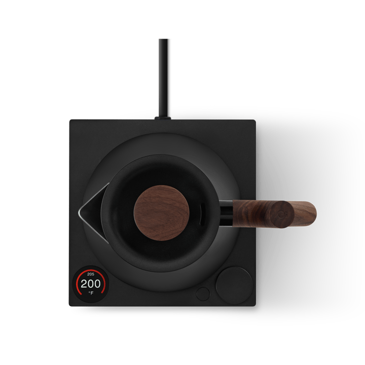 Corvo EKG Pro elektrischer Wasserkocher 0,9 L, Matte black-walnut Fellow