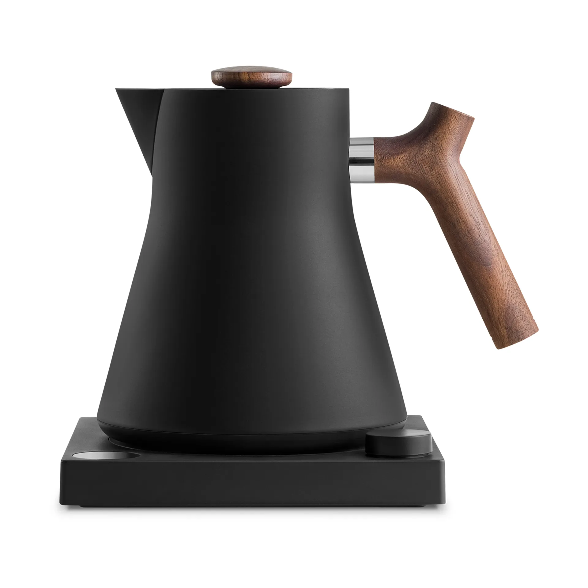 Corvo EKG Wasserkocher mit variabler Temperatur 90 cl, Matte black-walnut Fellow