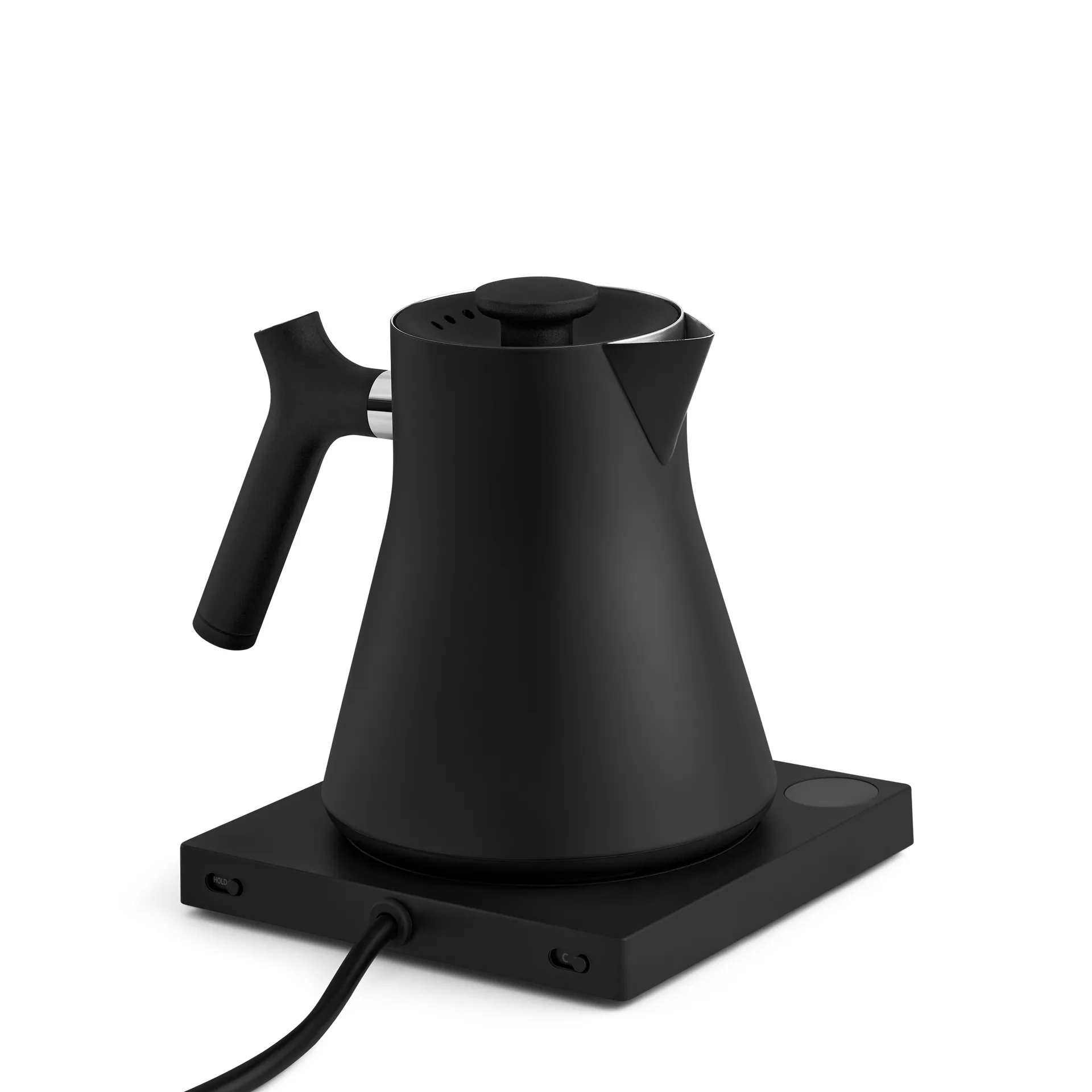 Corvo EKG Wasserkocher mit variabler Temperatur 90 cl, Matte black Fellow