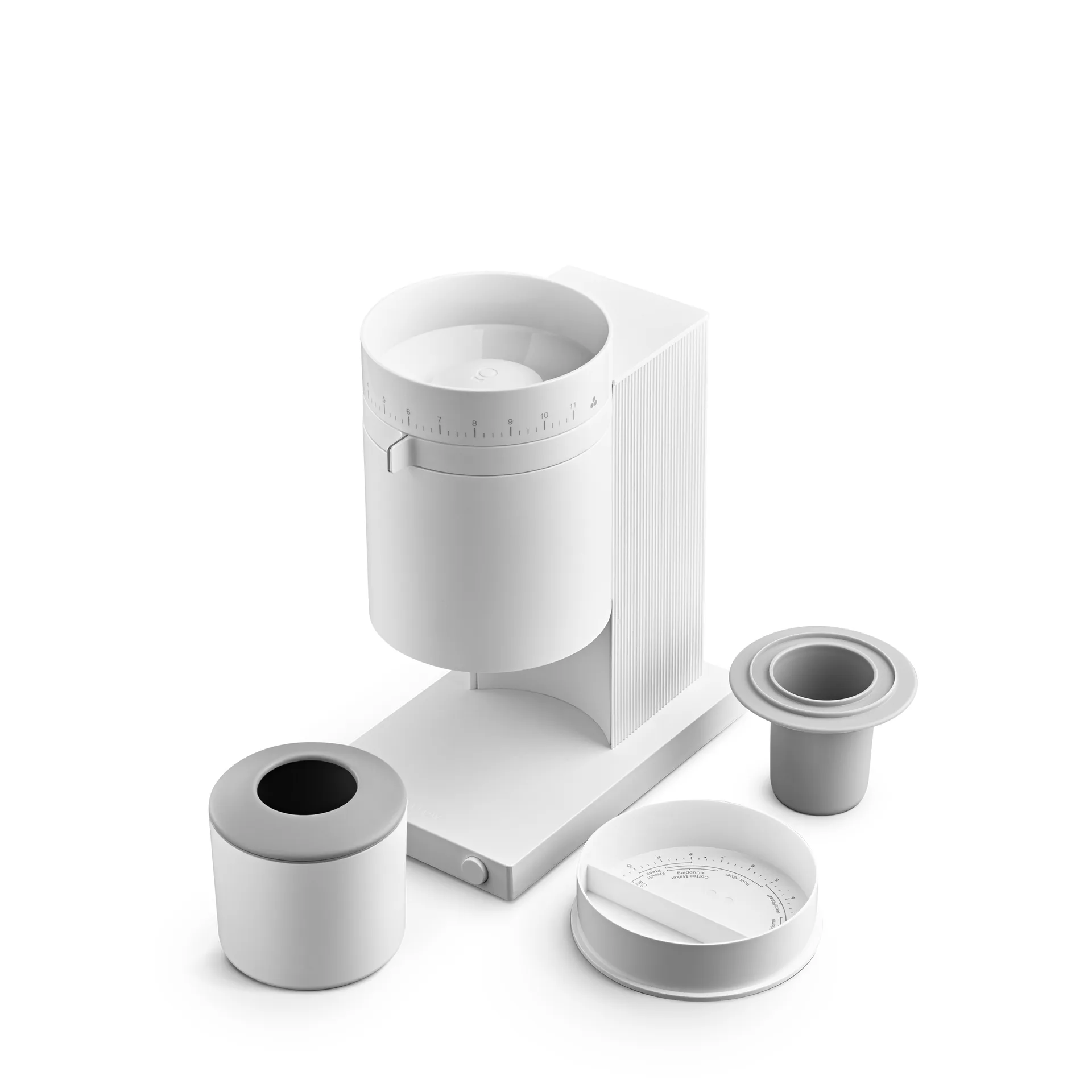 Opus Conical Burr elektrische Kaffeemühle, Weiß Fellow