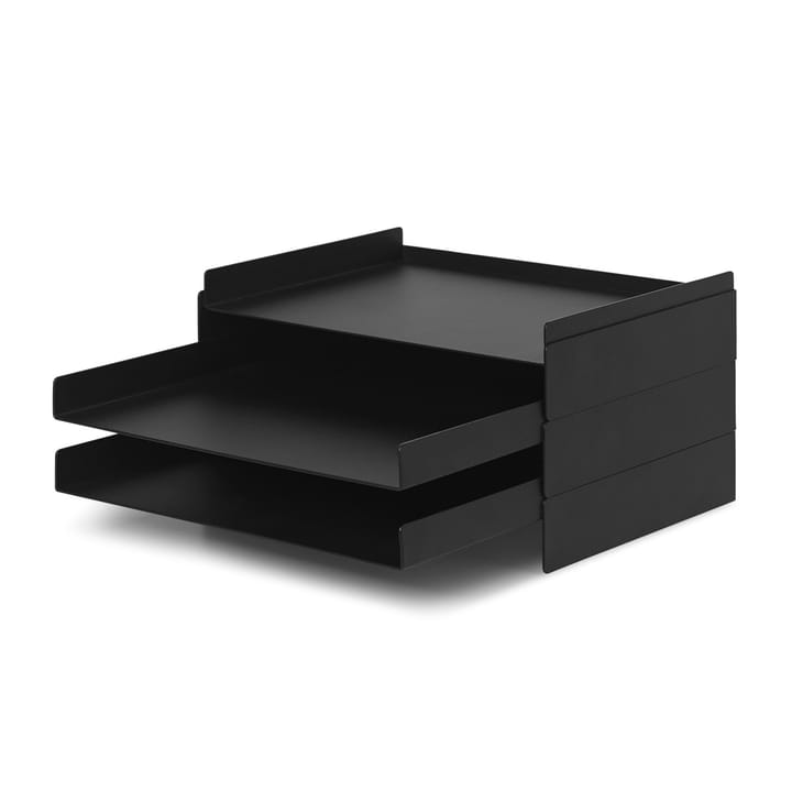 2 x 2 Organiser Dokumentaufbewahrung - Schwarz - ferm LIVING