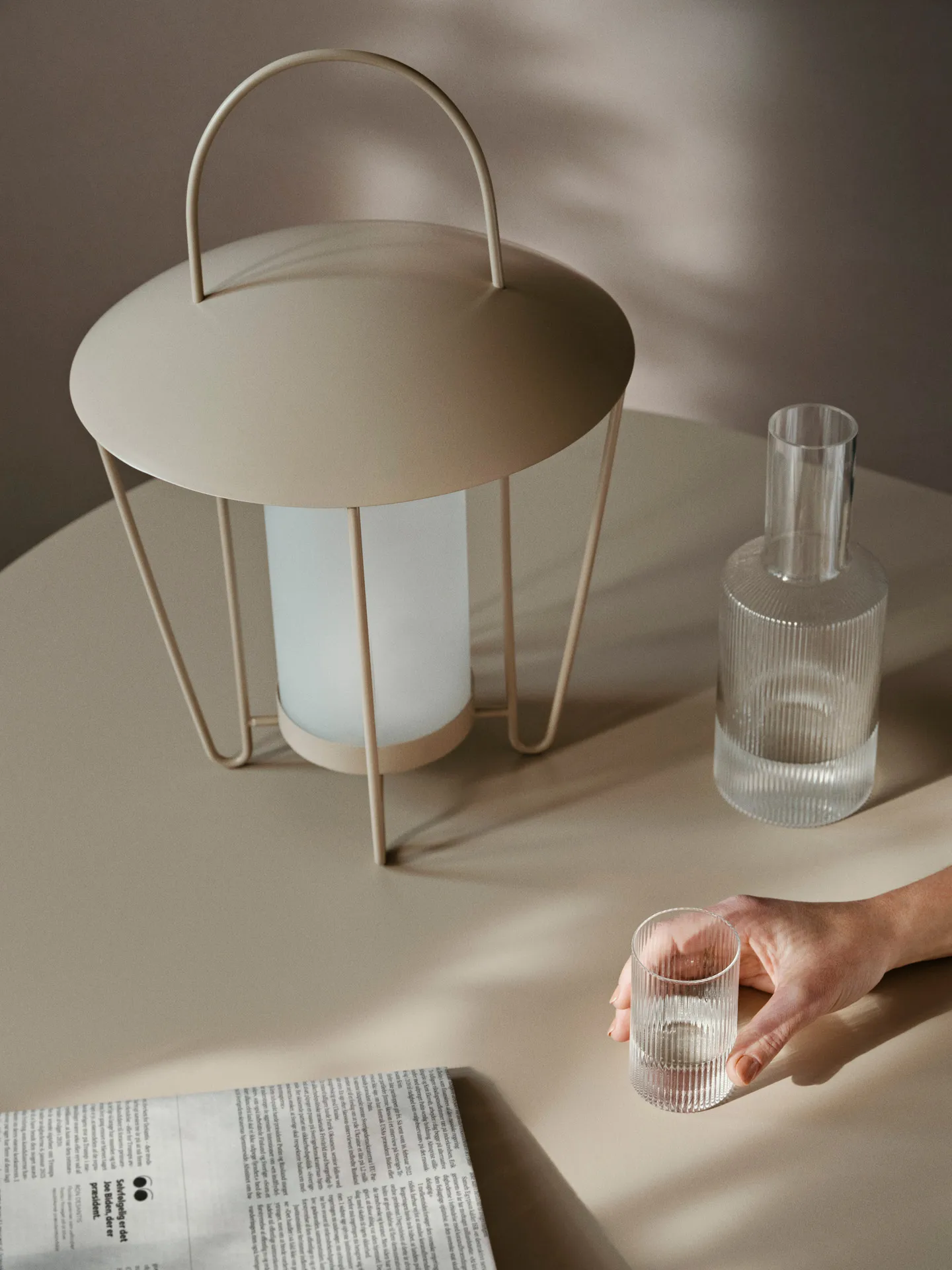 Abri Windlicht, Cashmere Ferm Living