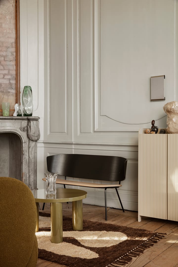 Abstract Teppich brown-off-white, 120 x 180cm Ferm Living