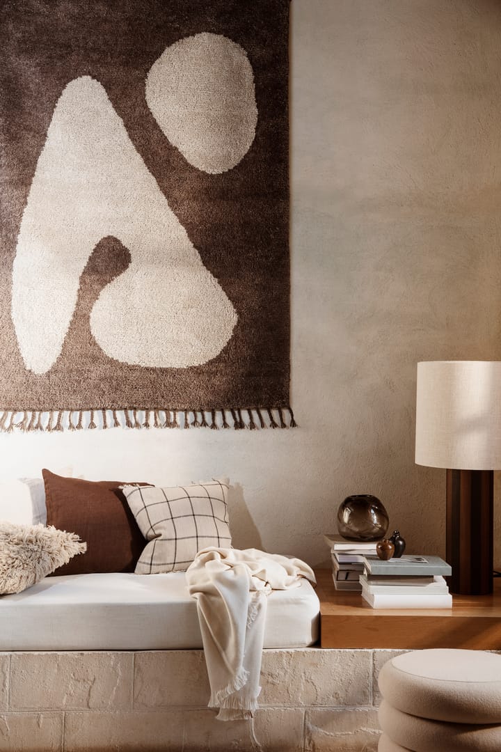 Abstract Teppich brown-off-white, 120 x 180cm Ferm Living