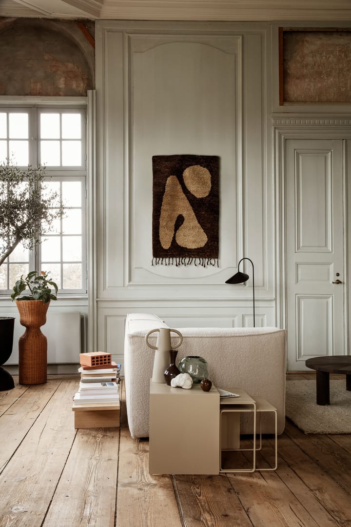 Abstract Teppich brown-off-white, 80 x 120cm Ferm Living