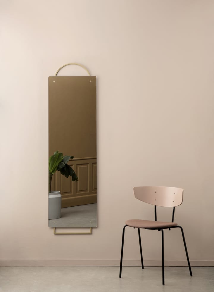 Adorn Spiegel 159 x 45cm - Messing - ferm LIVING