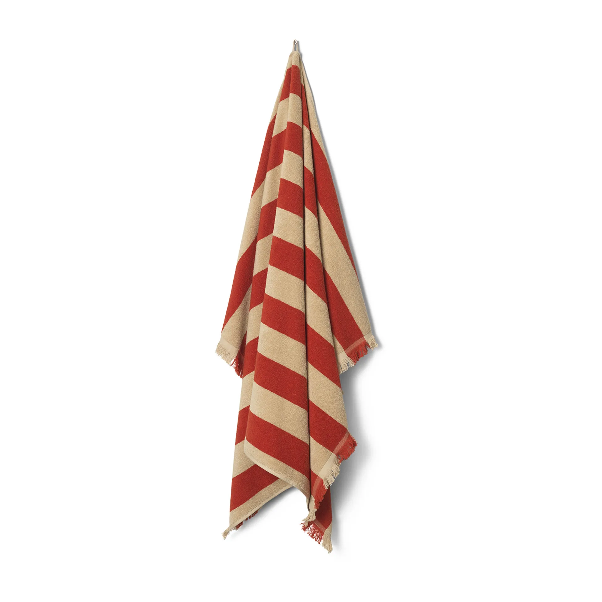 Alee Badetuch 100 x 150cm, Light Camel-Red Ferm Living