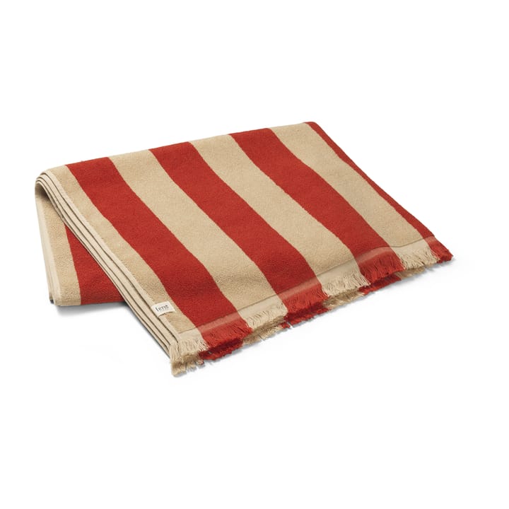 Alee Badetuch 100 x 150cm, Light Camel-Red Ferm Living
