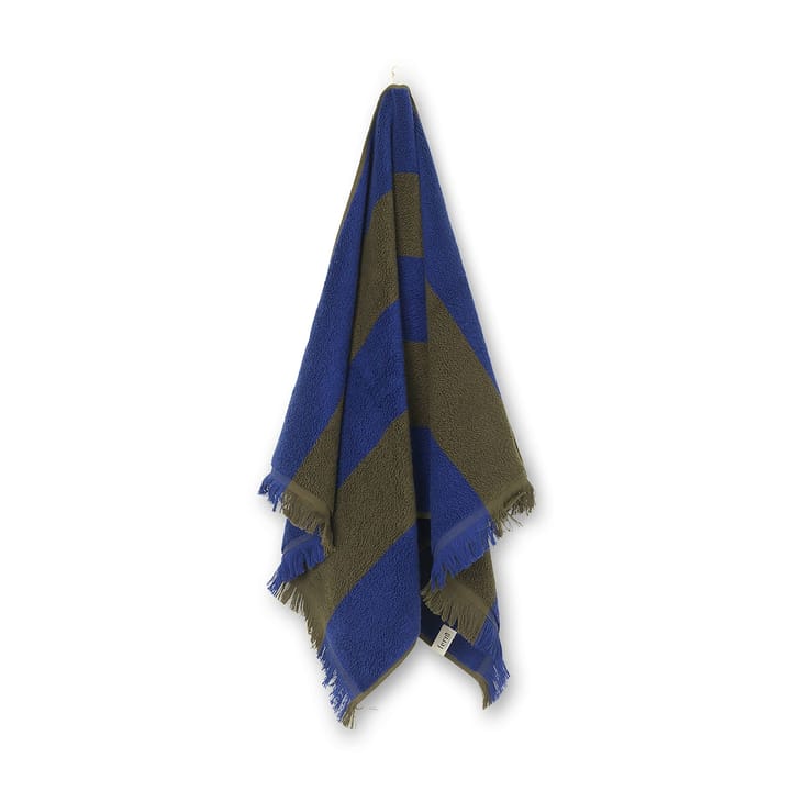 Alee Handtuch 50 x 100cm - Olive-bright blue - Ferm LIVING