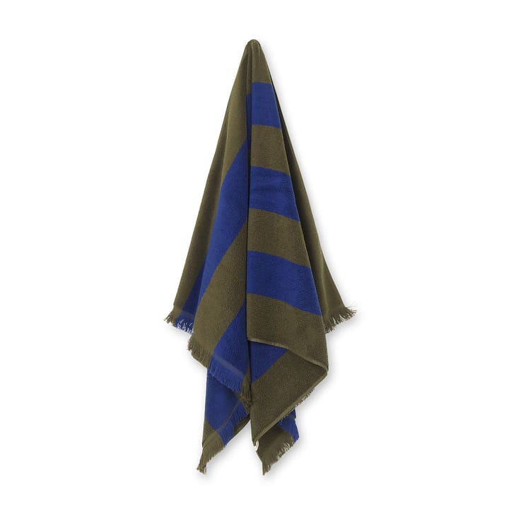 Alee Handtuch 70 x 140cm - Olive-bright blue - Ferm LIVING