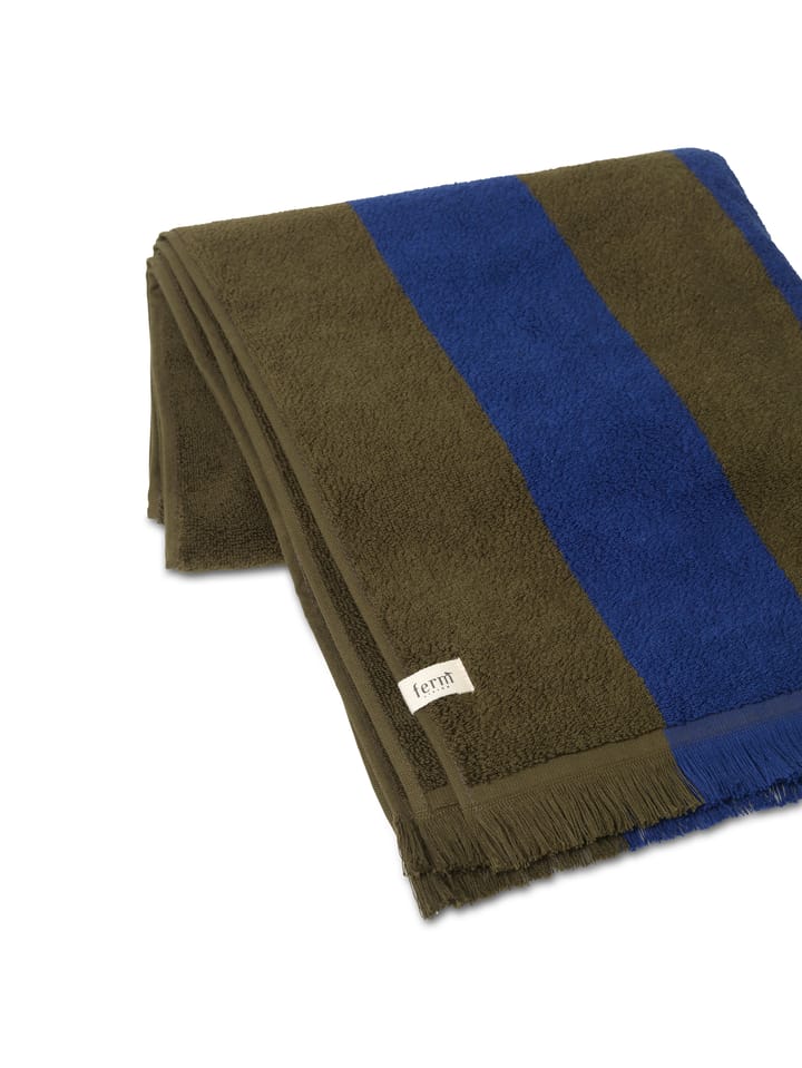 Alee Handtuch 70 x 140cm, Olive-bright blue Ferm Living