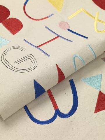 Alpabet StoffPoster - Offwhite - Ferm Living