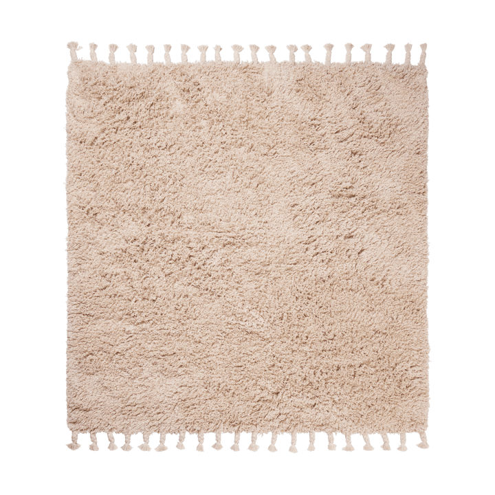Amass long pile Teppich 140 x 140cm - Off-white - Ferm Living