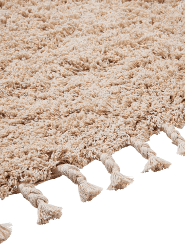 Amass long pile Teppich 140 x 140cm - Off-white - Ferm Living