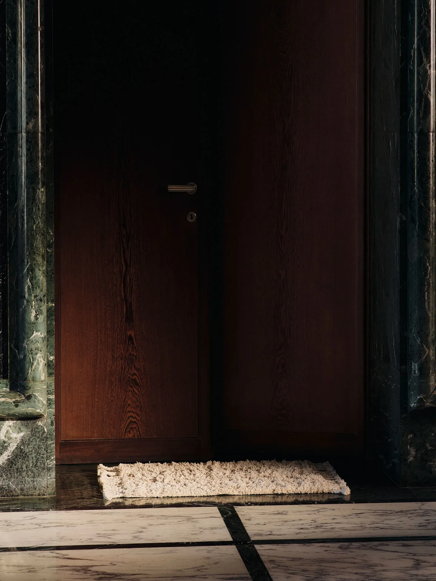 Amass long pile Teppich 70 x 50cm, Off-white Ferm Living