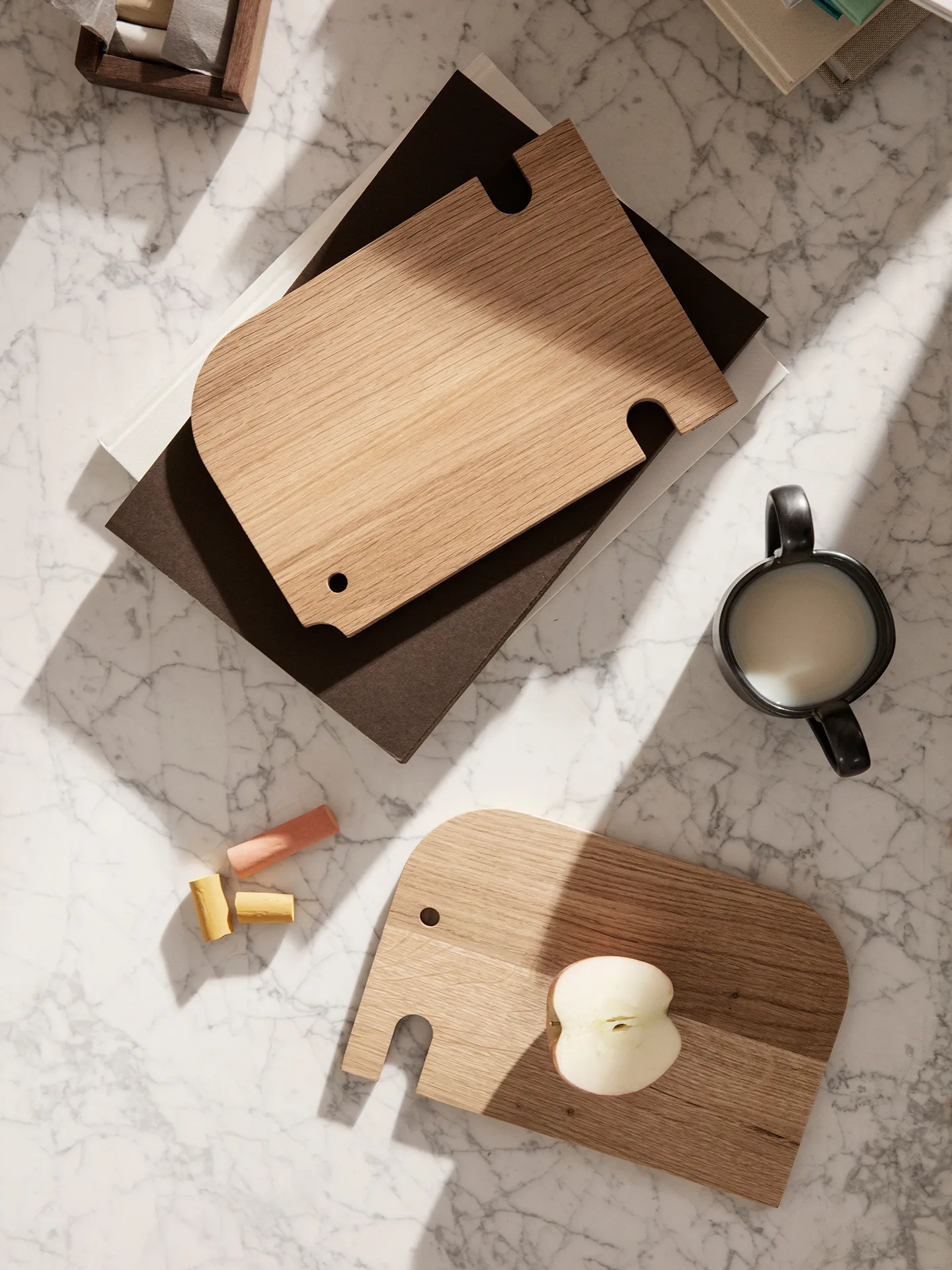 AniBoard Serviertablett 15,5 x 23cm, Elefant Ferm Living