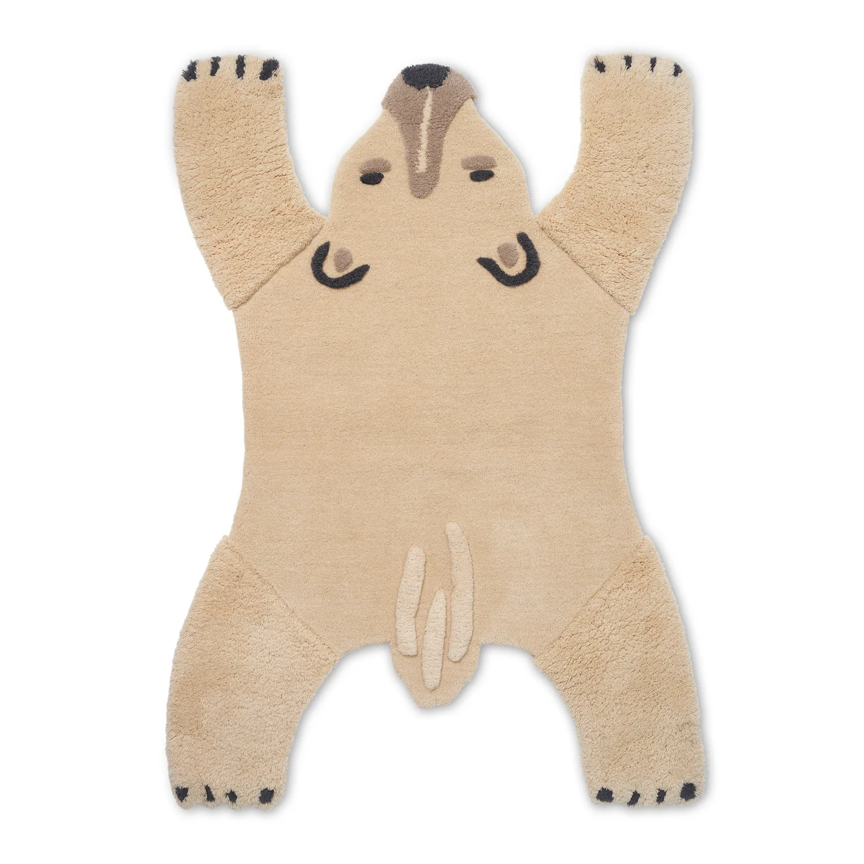 Animal Wollteppich, Polar bear Ferm Living
