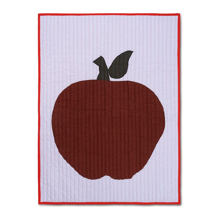 Apple Decke 80 x 110cm - Lila-rot - Ferm LIVING