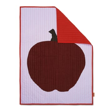 Apple Decke 80 x 110cm - Lila-rot - Ferm Living