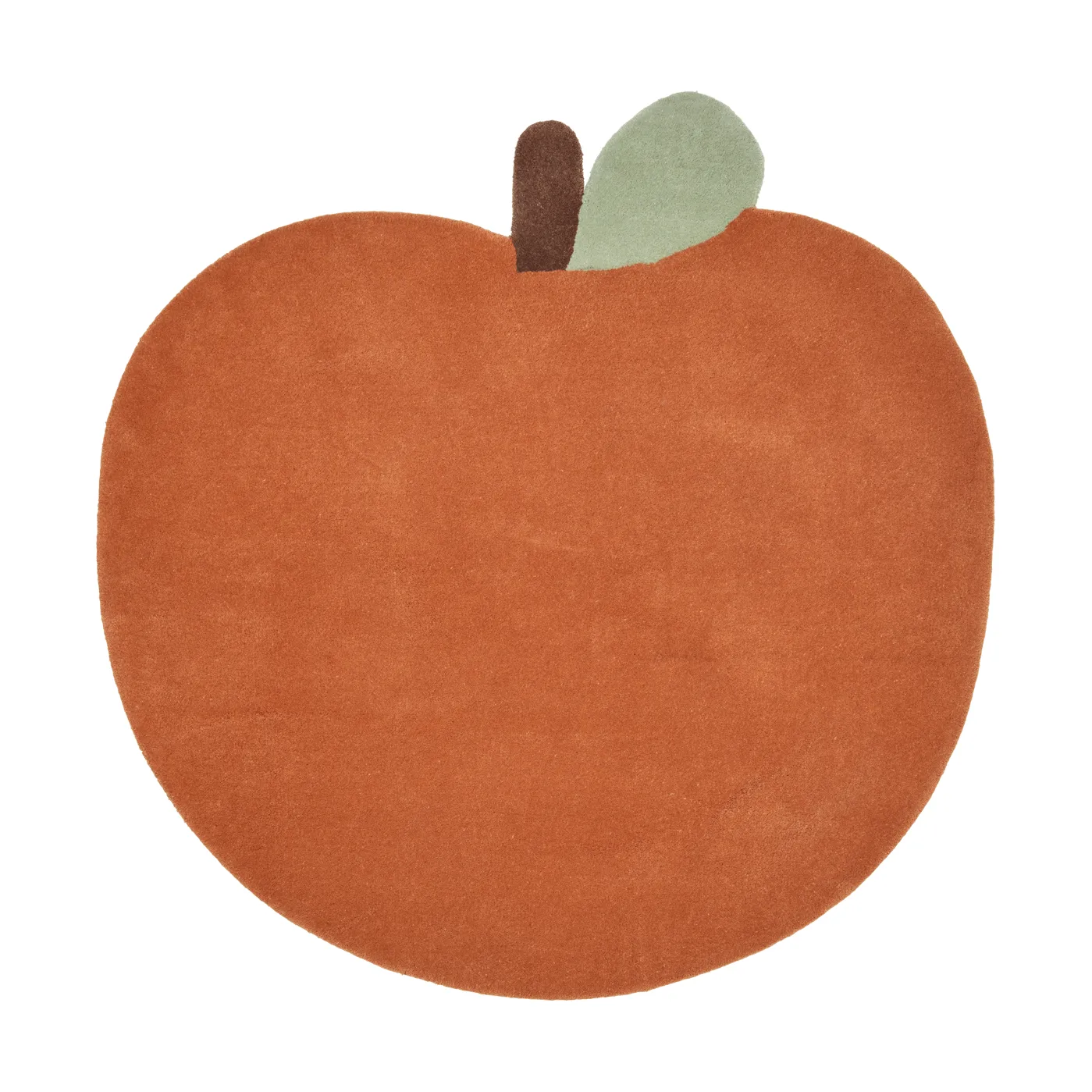 Apple getufteter Teppich, Brown Clay, 110x110 cm Ferm Living