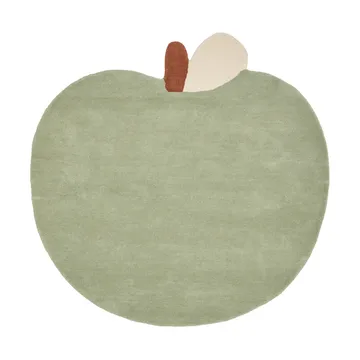 Apple getufteter Teppich - Tea Green, 110x110 cm - Ferm Living