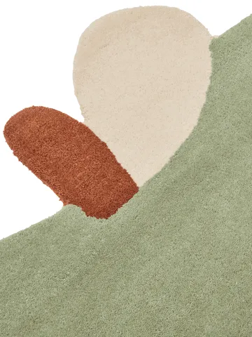 Apple getufteter Teppich - Tea Green, 110x110 cm - Ferm Living