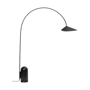 Arum gebogene Stehleuchte - Black - Ferm Living