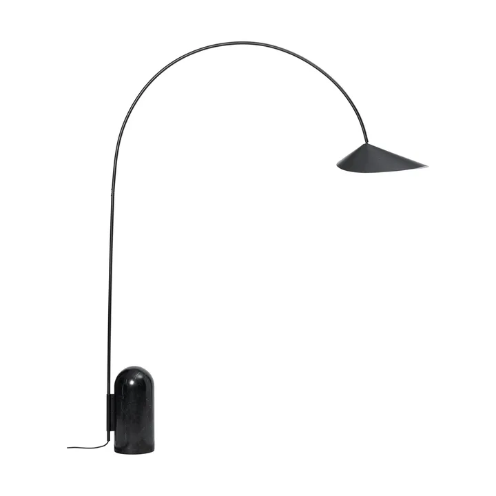 Arum gebogene Stehleuchte - Black - Ferm Living