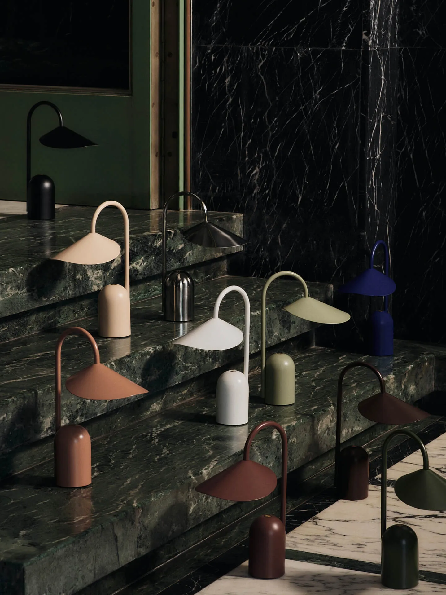 Arum tragbare Leuchte, Stainless steel Ferm Living