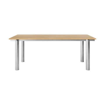 Atura Esstisch - Gebürsteter Edelstahl-Natur-Eiche, 90x200 cm - Ferm Living