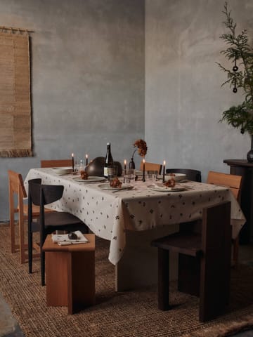 Baies Tischdecke 150x240 cm - Natural-dark chocolate - Ferm Living