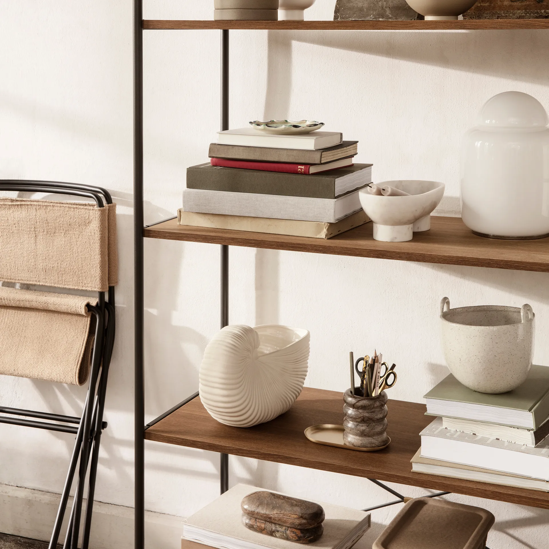 Basho Tablett 9 x 18cm, Messing Ferm Living