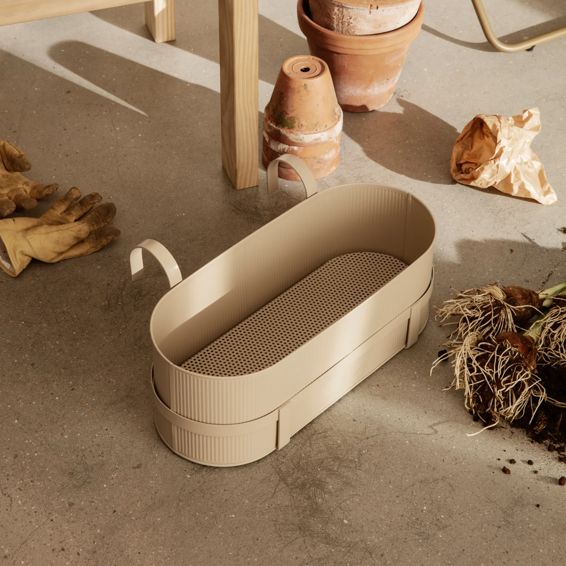 Bau Balkon Blumenkasten, Cashmere Ferm Living