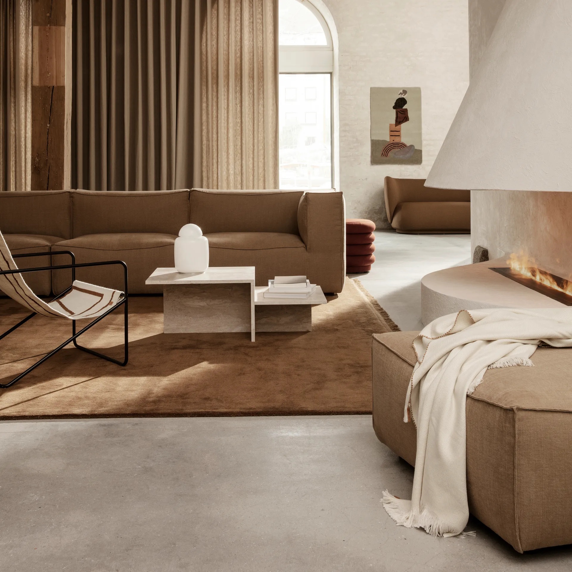 Bell Tischleuchte, Weiß Ferm Living