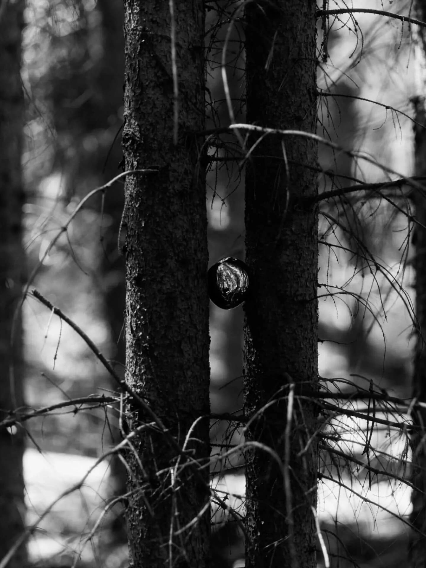 Bellure Weihnachtsanhänger 7 cm 2-teilig, Silver Ferm Living