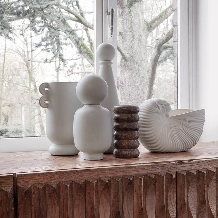 Bendum Vase, Brauner Marmor Ferm Living