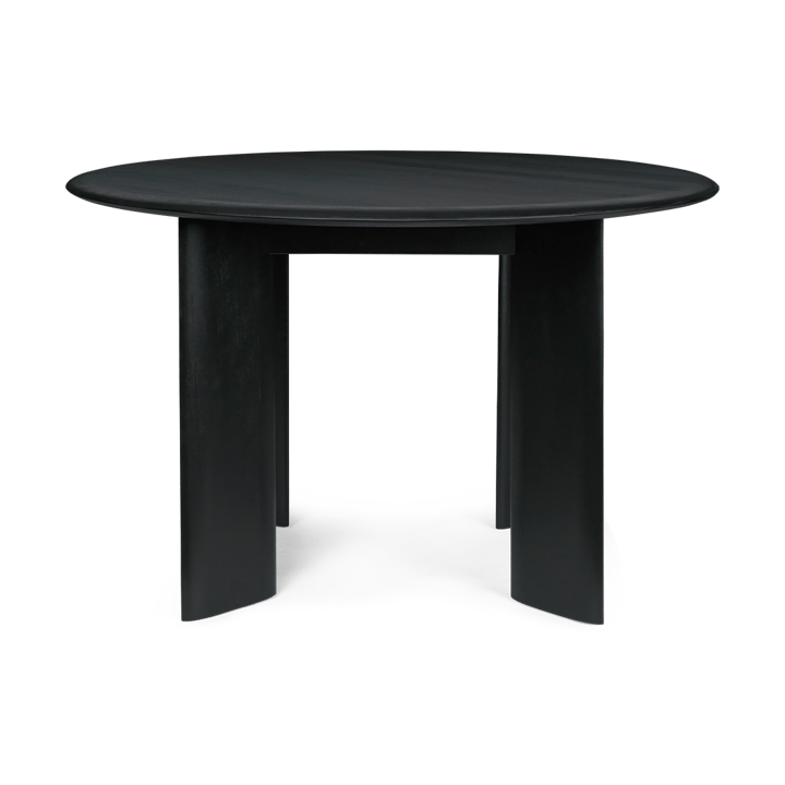 Bevel Esstisch Ø117 cm - Black oiled beech - Ferm LIVING