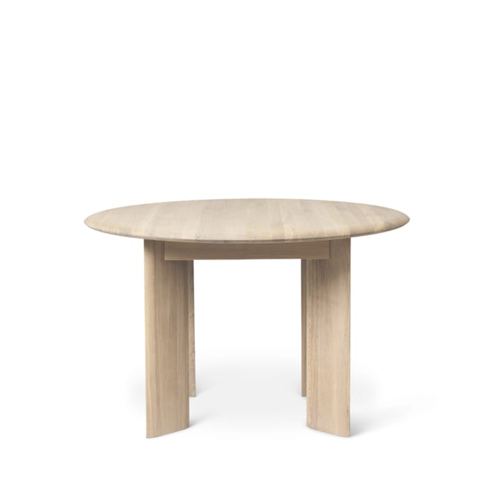 Bevel Esstisch Ø117 cm - Oak white oiled - ferm LIVING